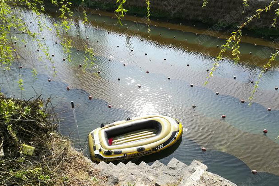 硬质岸坡河道消除黑臭-安徽省淮南市市政府西侧河