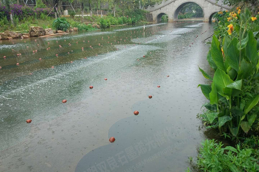 景观水体消除黑臭-广东省东莞厚街凤山公园内河涌